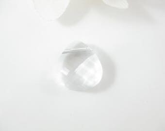 1PC - 15mm Clear Crystal Pendant, Swarovski Briolette 6012, Jewelry Supplies