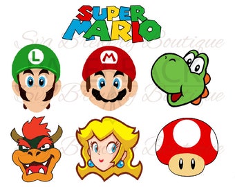 Download Super mario decal | Etsy