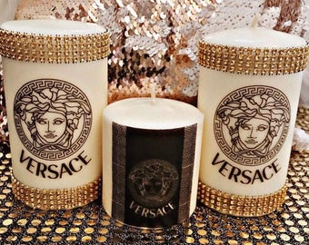 Designer inspired Versace candle set