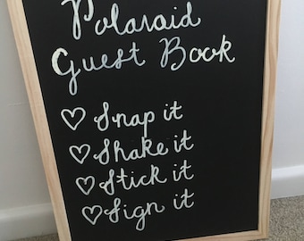 Polaroid Guest Book Sign