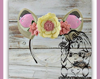 DEER Ears - Baby Bambee's ~ Inspired Character ITH Headband ~ INSTANT Machine Embroidery Download Design by Carrie