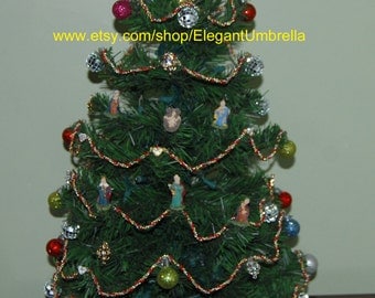Pre-lit Tabletop Christmas Nativity Tree