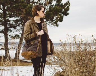 sale - 50 dollars off - wax canvas backpack - HOBO PACK - wax canvas crossbody bag - rucksack - canvas travel bag