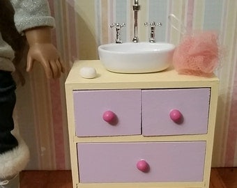 18 inch doll bathroom furniture