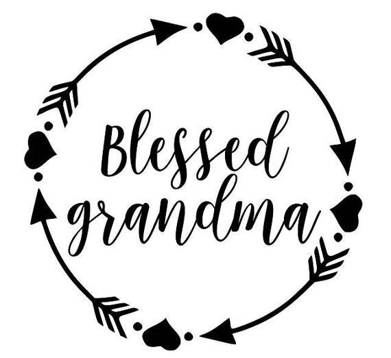 Download Blessed grandma SVG Studio3 PDF PNG Jpg Dxf Eps Custom