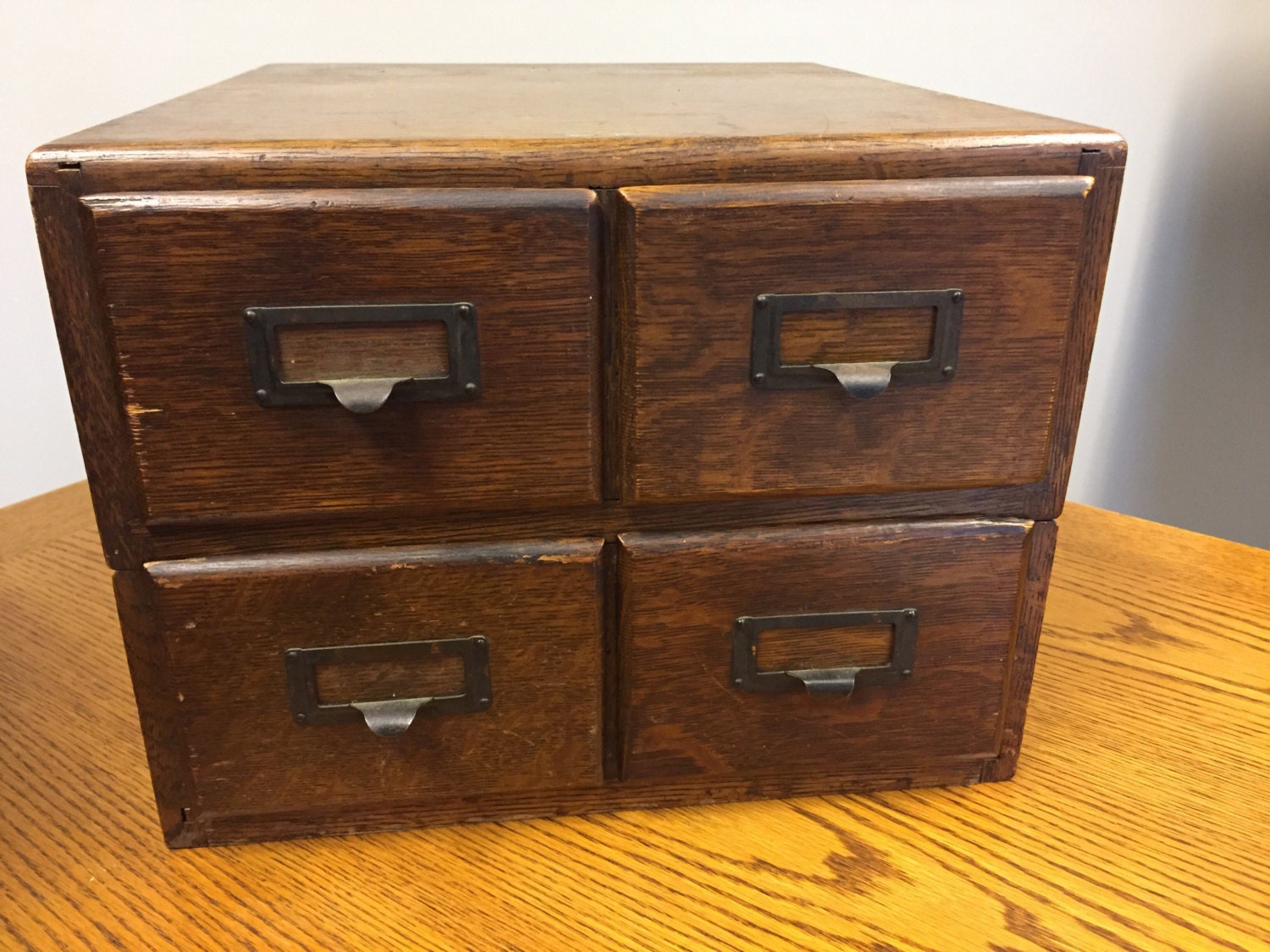 Antique Library Card Catalog