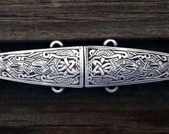 Viking Cloak Clasp | Celtic Jewelry | Viking Jewelry | Handcrafted Jewelry | Cloak Clasps | by Treasure Cast Pewter