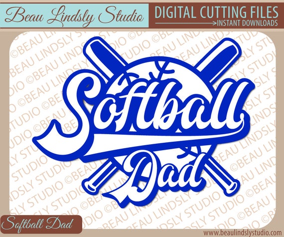 Download Softball Dad SVG Little League Softball Softball Shirt