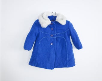 Vintage Royal Blue Toddler Jacket