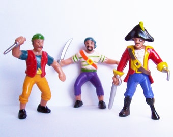3 Pirate Cake Toppers