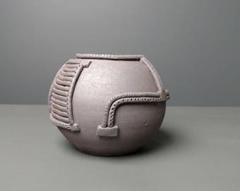 Cyberpunk Round Vase