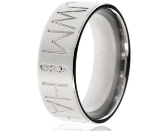 personalized 8mm wide titanium duck band duck band wedding rings custom made duck band - Duck Band Wedding Rings personalized 8mm wide titanium duck band duck band wedding rings custom made duck band - Duck Band Wedding Rings