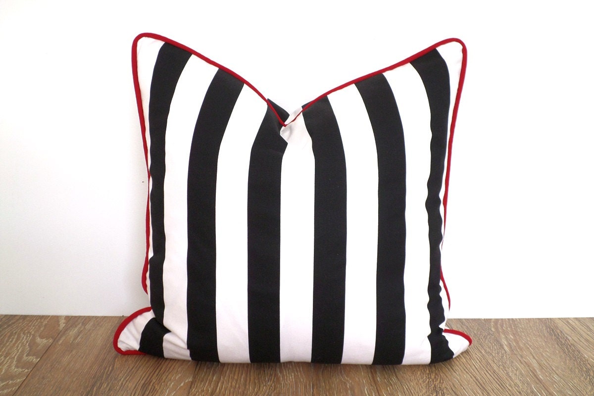 Black and white pillow cover 18x18 Christmas pillow canopy