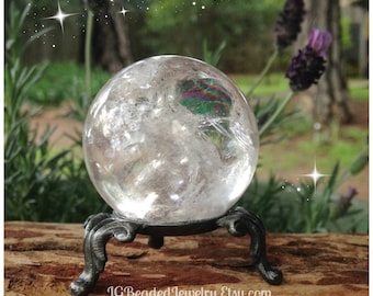 Pewter Crystal Ball Display Stand, Three Legged Sphere Holder, Ornate Decorative Egg Holder, Gold-Plated or Pewter