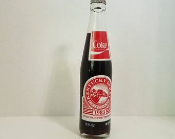 Vintage Coca-Cola 1983 Kentucky Derby Commemorative Bottle