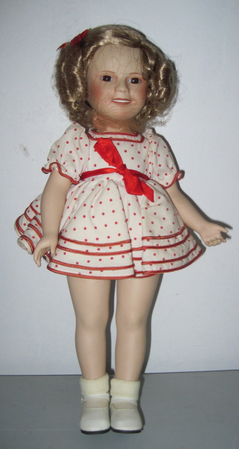 Vintage Porcelain Shirley Temple doll