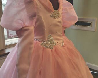 Child Glinda the Good Witch Costume Set, Wizard of Oz Costume, Glenda Costume, Custom Costumes, Girls Halloween, Glinda Crown, Good Witch