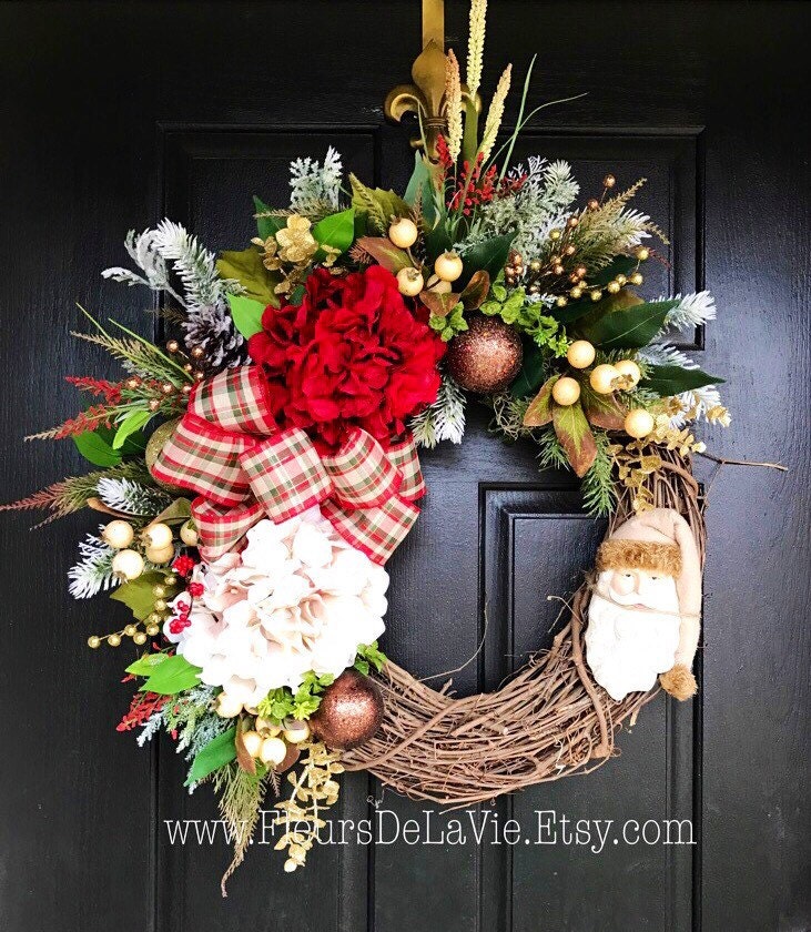 Christmas Wreath for Front Door, Christmas Door Wreaths, Front door