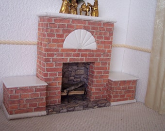 1:6 Fireplace for Silkstone Barbie, Fashion Royalty, Blythe