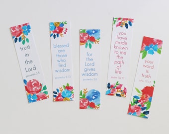 Items similar to John 3:16 -Bookmark Bible Verse - Valentines digital ...