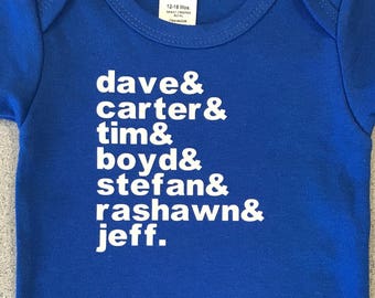 Dave Matthews Band DMB Members onesie/toddler shirt