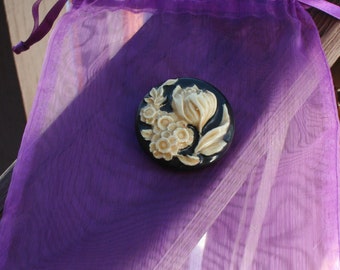 Vintage Brooch 1950s West Germany Acrylic