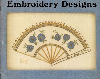 Silk and Metal Thread Embroidery Designs–Lady's Fan and Butterfly and Branch Paperback –1980 by Elsa T. Cose