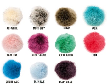 Premium Fake Fur Pom Pom by Rico