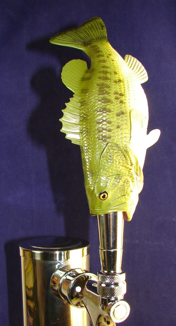 Bass Fish Beer Tap Handle Keg Kegerator Unique Bar Barware