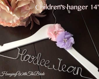 Children hanger, Baby shower gift,Baptism dress hanger,Baptism gift,Name Hanger, Wedding Hanger, Personalized Bridal Gift