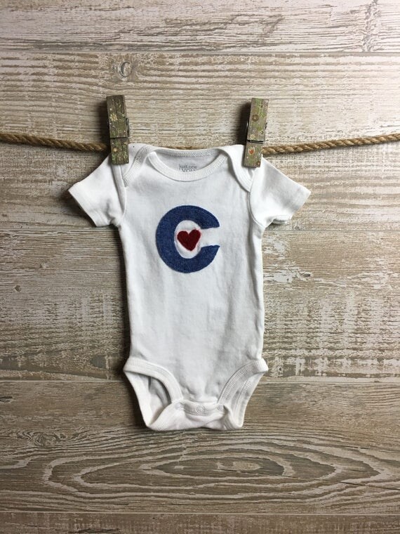 Chicago cubs Onesie Cubs Fan ChicagoLove Onesie Baby