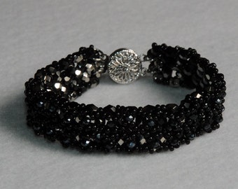 Superbe bracelet noir