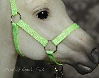 Nylon Halter - Round Ring - Breyer or Model Horse - 36 Color Choices!