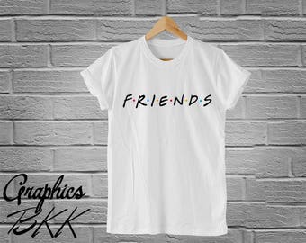FRIENDS Shirt Friends T-Shirt Friends Tee Graphic Logo Unisex T-Shirt 90's Friends TV Show Shirt F.R.I.E.N.D.S shirt (S-XL) Free Shipping