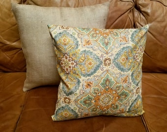 Yellow brown pillow | Etsy