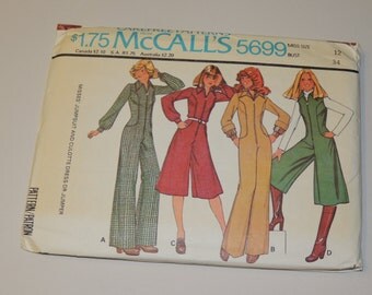 Uncut sz 12 McCalls 5699 pattern