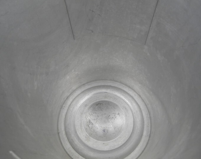 Tall Vintage French Mid Century Metal Champagne Ice Bucket / Cooler Heidsieck & Co with 2 Handles, Chateau Chic Decor, Celebration, Eparnay