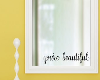 Bathroom Mirror You Look Fine you look fine vinyl wall decal sticker bathroom mirror Bathroom Mirror You Look Fine you look fine vinyl wall decal sticker bathroom mirror