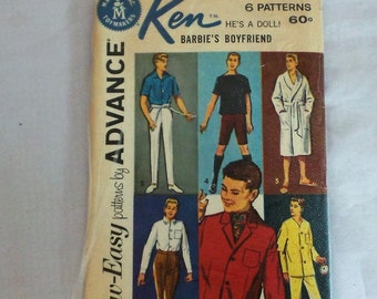 Advance Ken Barbie Pattern