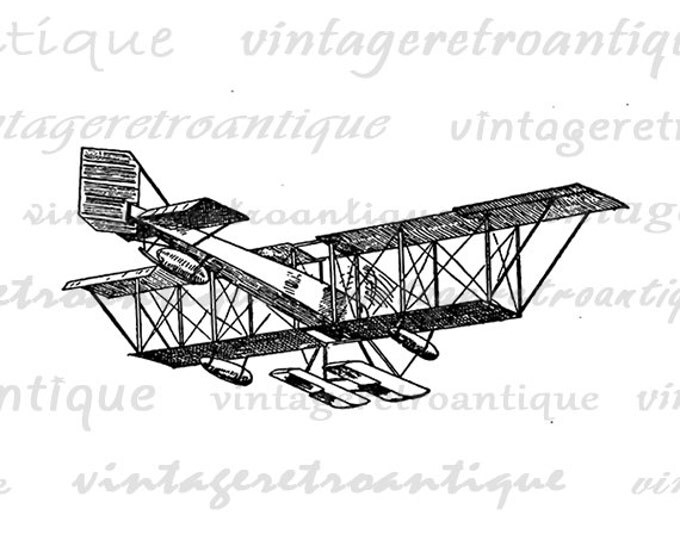 Seaplane Airplane Graphic Image Printable Biplane Digital Plane Download Antique Clip Art Jpg Png Eps HQ 300dpi No.1035 Seaplane Airplane Graphic Image Printable Biplane Digital Plane Download Antique Clip Art Jpg Png Eps HQ 300dpi No.1035