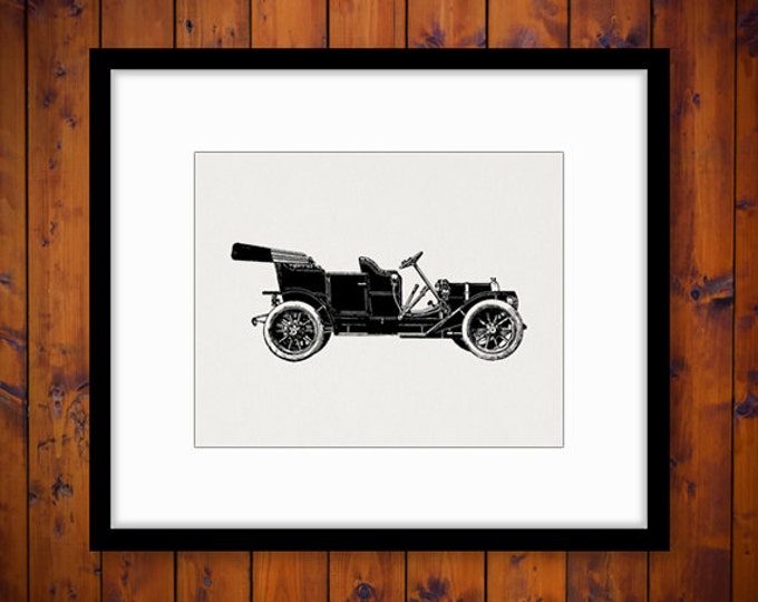 Digital Graphic Antique Car Download Automobile Printable Illustration Image Vintage Clip Art Jpg Png Eps HQ 300dpi No.3528