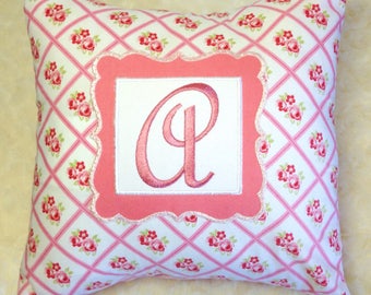 Custom Monogrammed Pillow - 11x11