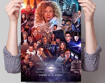Doctor Who Poster - 'You Watch Us Run' (River Song)