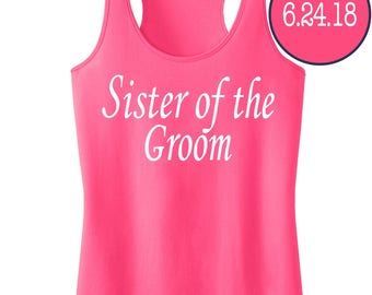 sister of the groom shirt