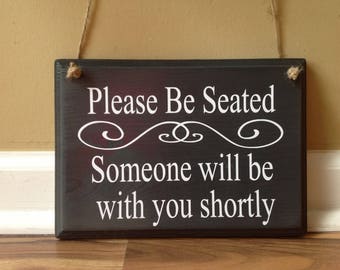 Please be seated | Etsy