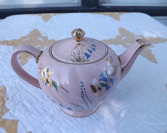 Vintage Pink Signed James Sadler Teapot/Teapot/Home and Living/Home Decor/Dining and Serving/Tea Maker/Sadler/Teapot/England/Collectible