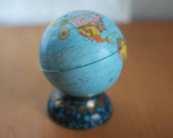 Vintage Globe Bank by Nine Star Vintage