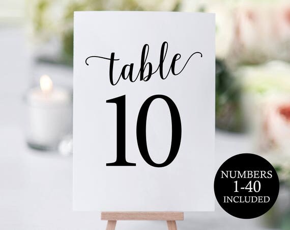 table number template table numbers printable table numbers
