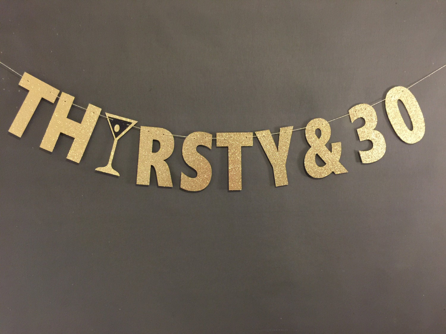 30th birthday party banner Thirsty & 30 Banner 30th by urenvited