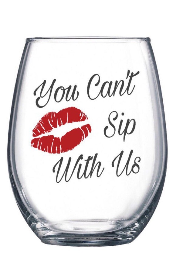 Stemless Wine Glasses / Mean Girls Inspired